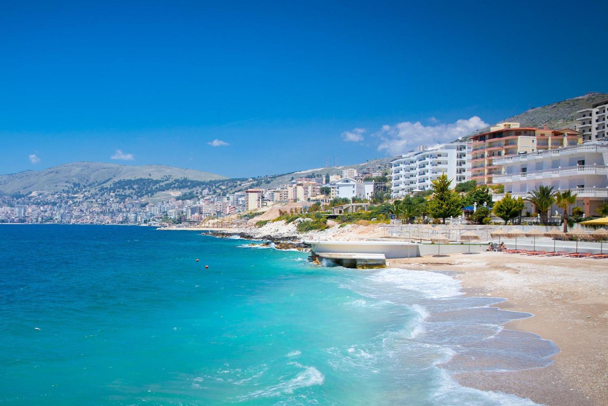 Blue Apartment Sarandë Exterior foto